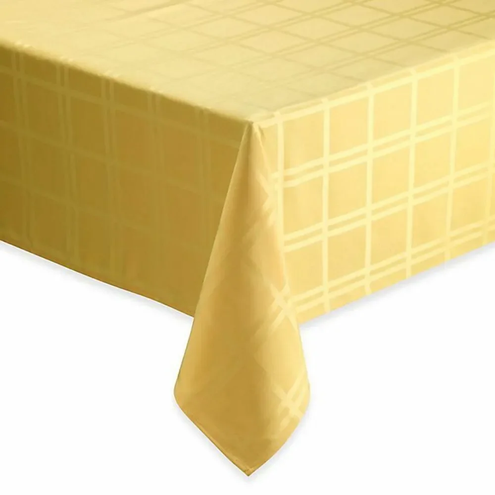 Origins Yellow Tablecloth Fabric Spill Leak Proof Summer Spring 70 Rd Easter